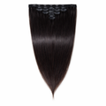4x4 Natural Brazilian Clips-On Hair Extensions (Straight)