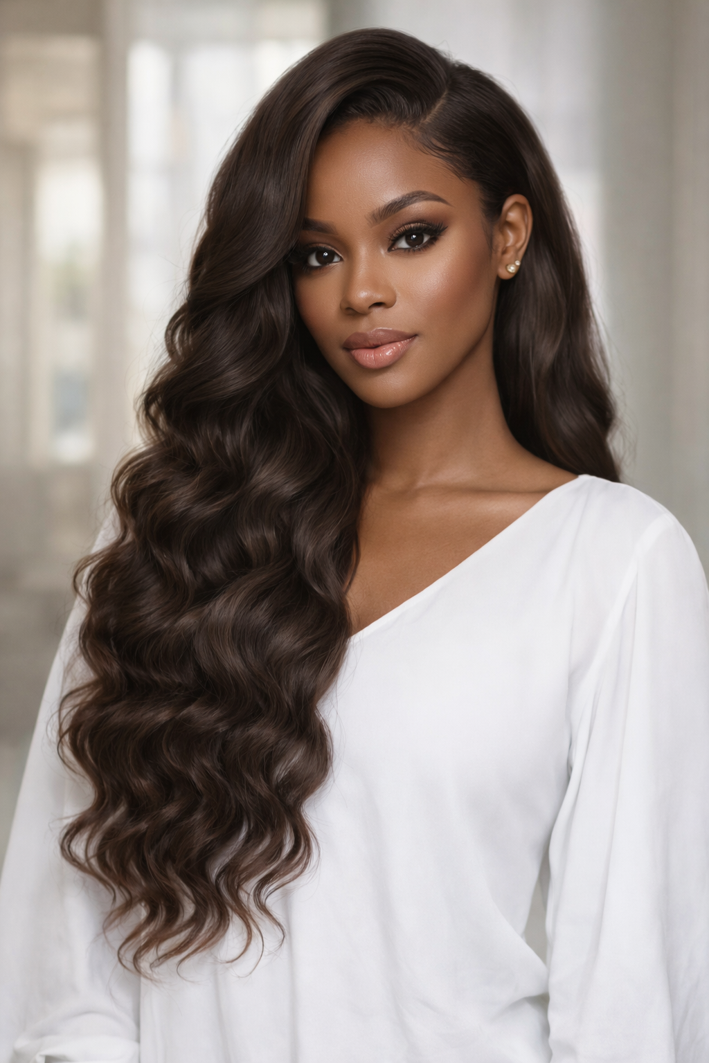 Virgin Raw Brazilian HD Frontal Lace Hair (2# Body)