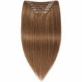 4x4 Natural Brazilian Clips-On Hair Extensions (4#)