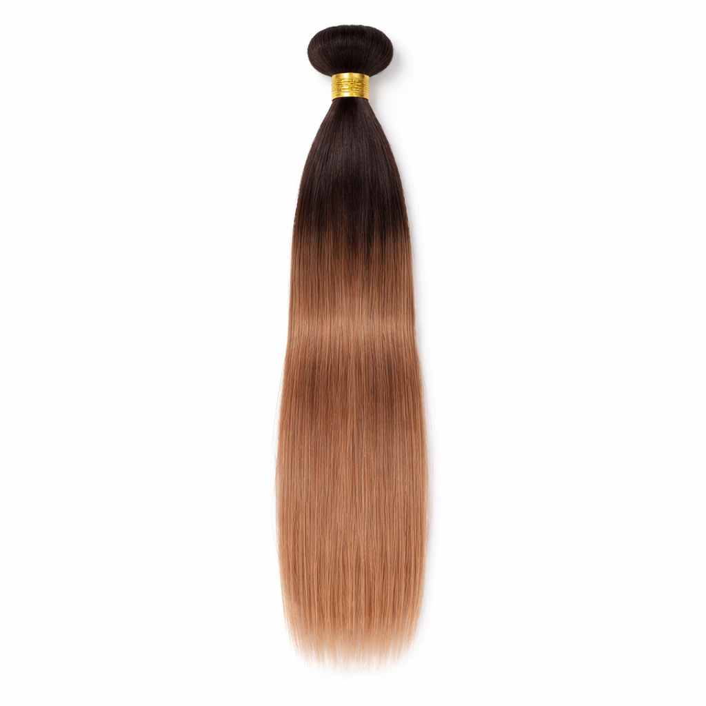 4/30 Straight Raw Brazilian Hair Bundle