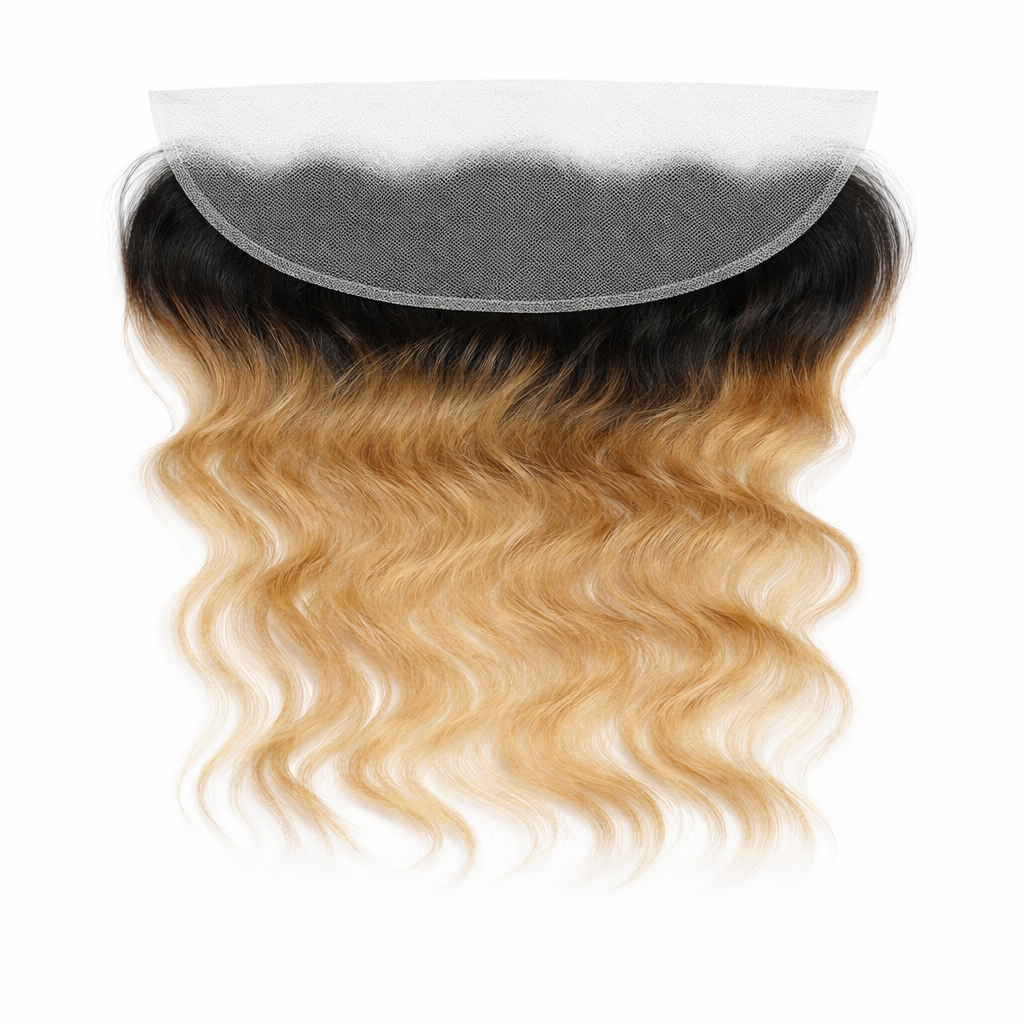 Virgin Raw Brazilian HD Frontal Lace Hair (1B/27 Body)