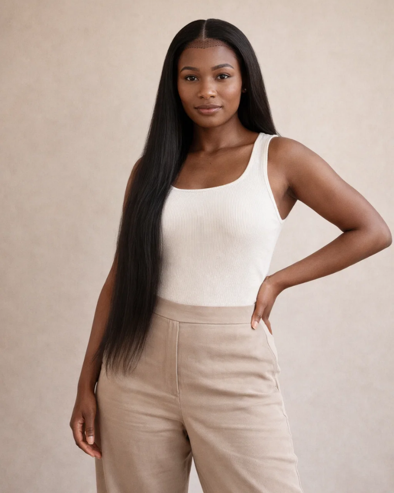 HD 5x5 Closure Virgin Hair Brazilian Lace (Straight)