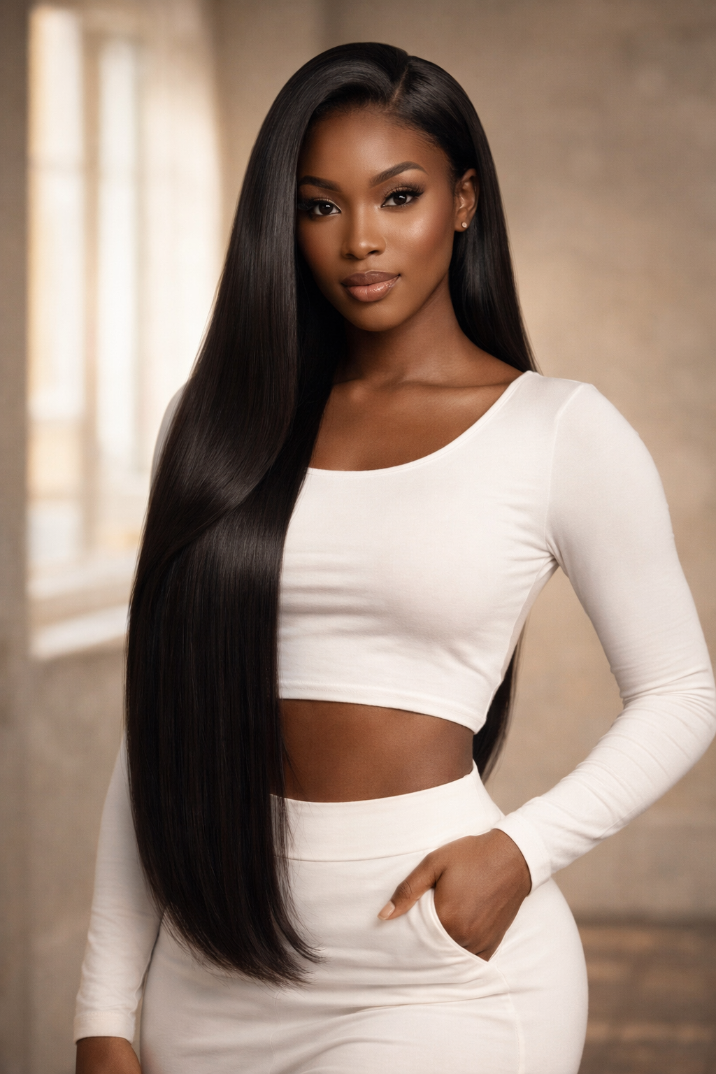 Kinky Straight Raw Brazilian Hair Bundle