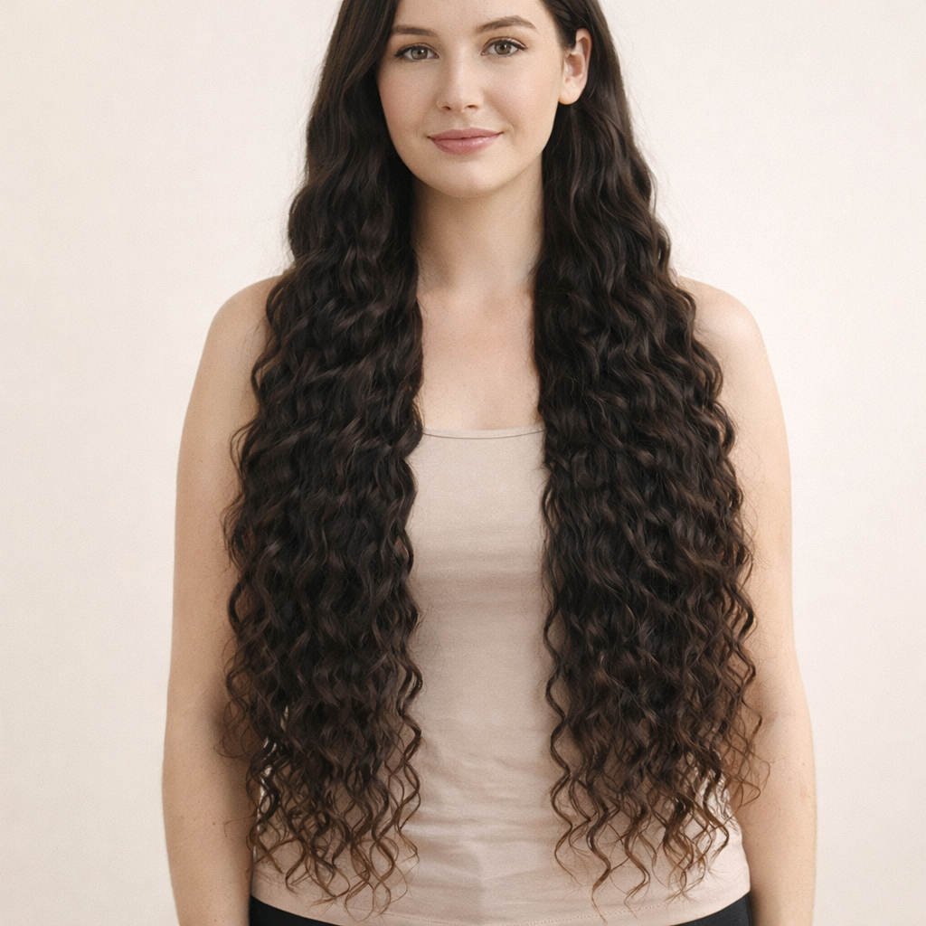 6x6 Brazilian Pineapple Tape-In Hair Extensions