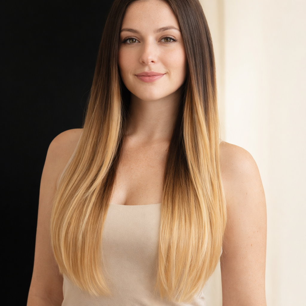 Virgin Raw Brazilian HD Frontal Lace Hair (1B/27 Body)