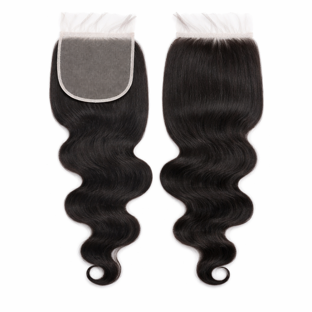 HD 5x5 Closure Virgin Hair Brazilian Lace (Body)
