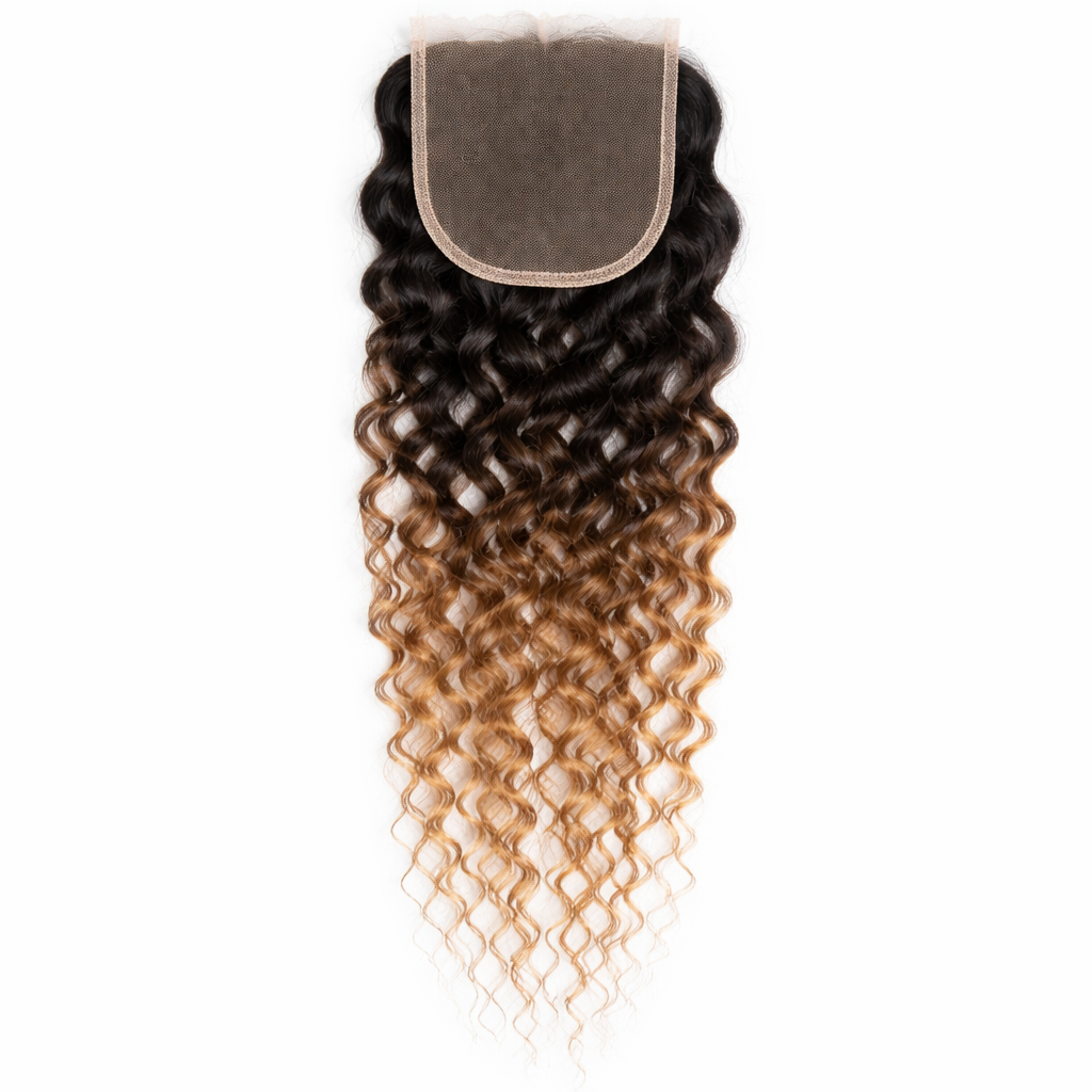 HD 5x5 Closure Virgin Hair Brazilian Lace (4/30 Bohemian)