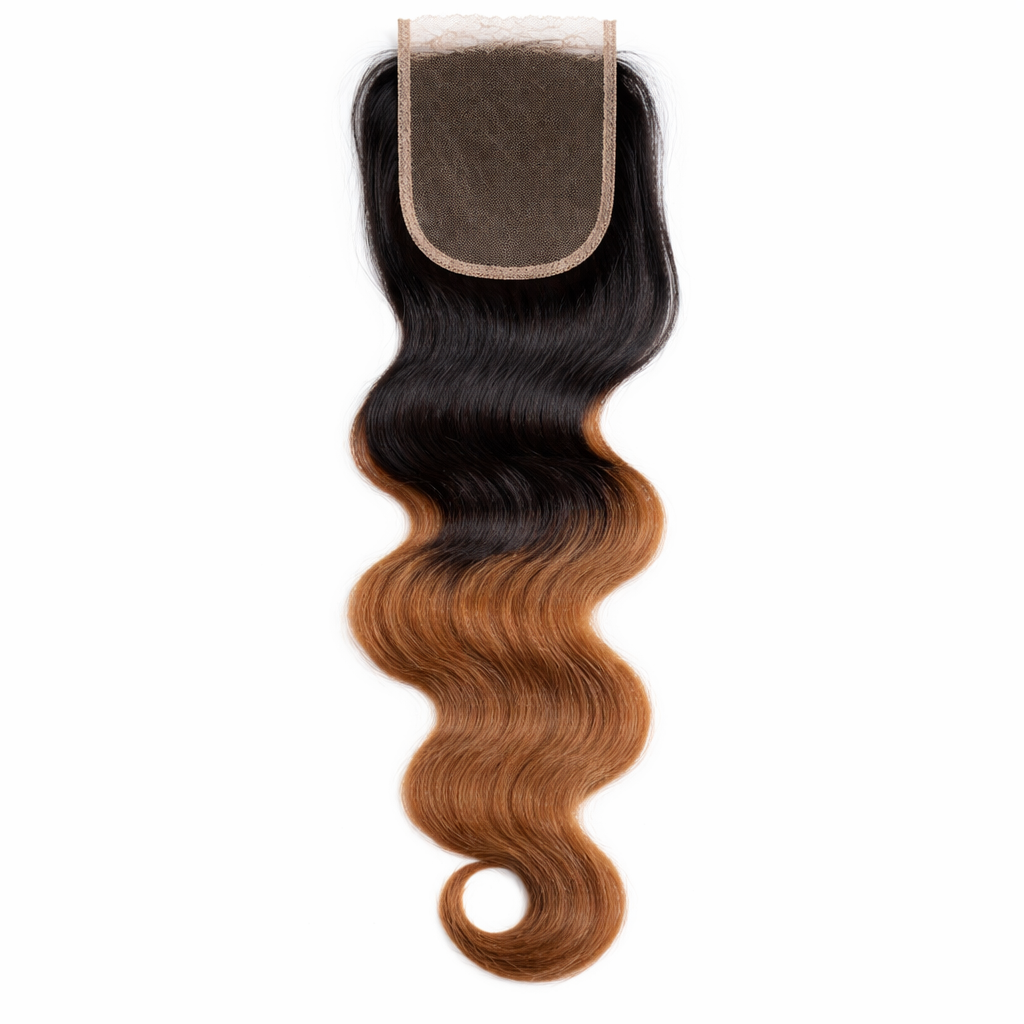 HD 5x5 Closure Virgin Hair Brazilian Lace (1B/30)