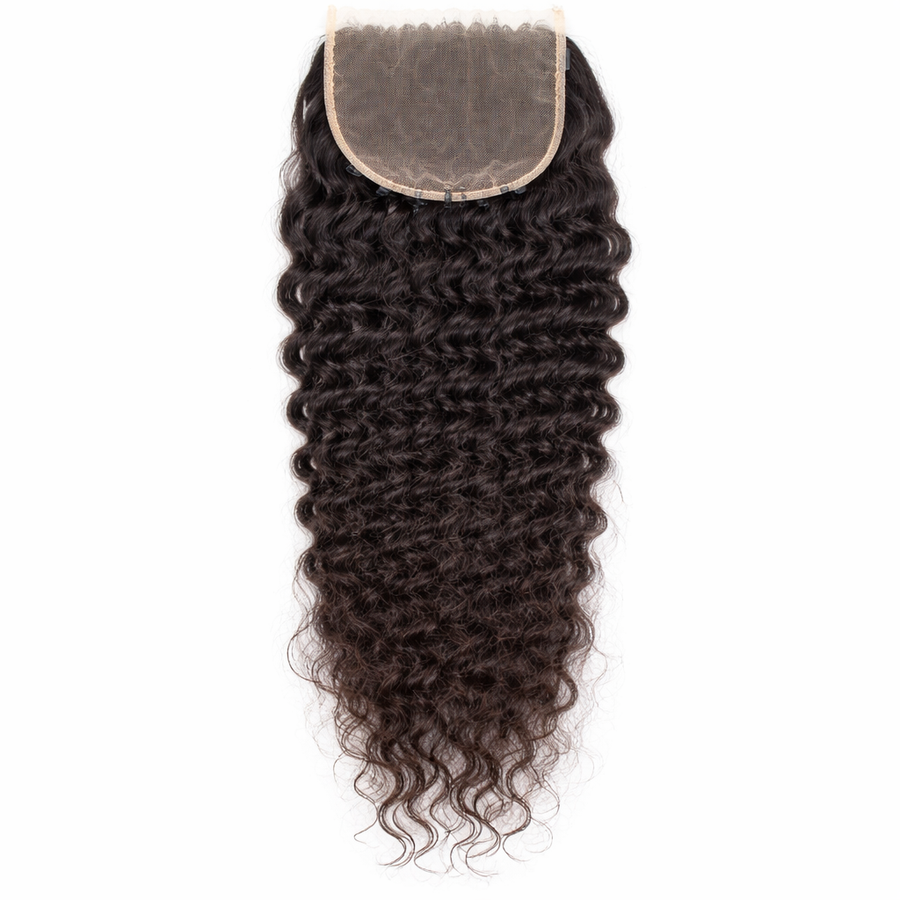 HD 4x4 Closure Virgin Hair Brazilian Lace (Pineapple)