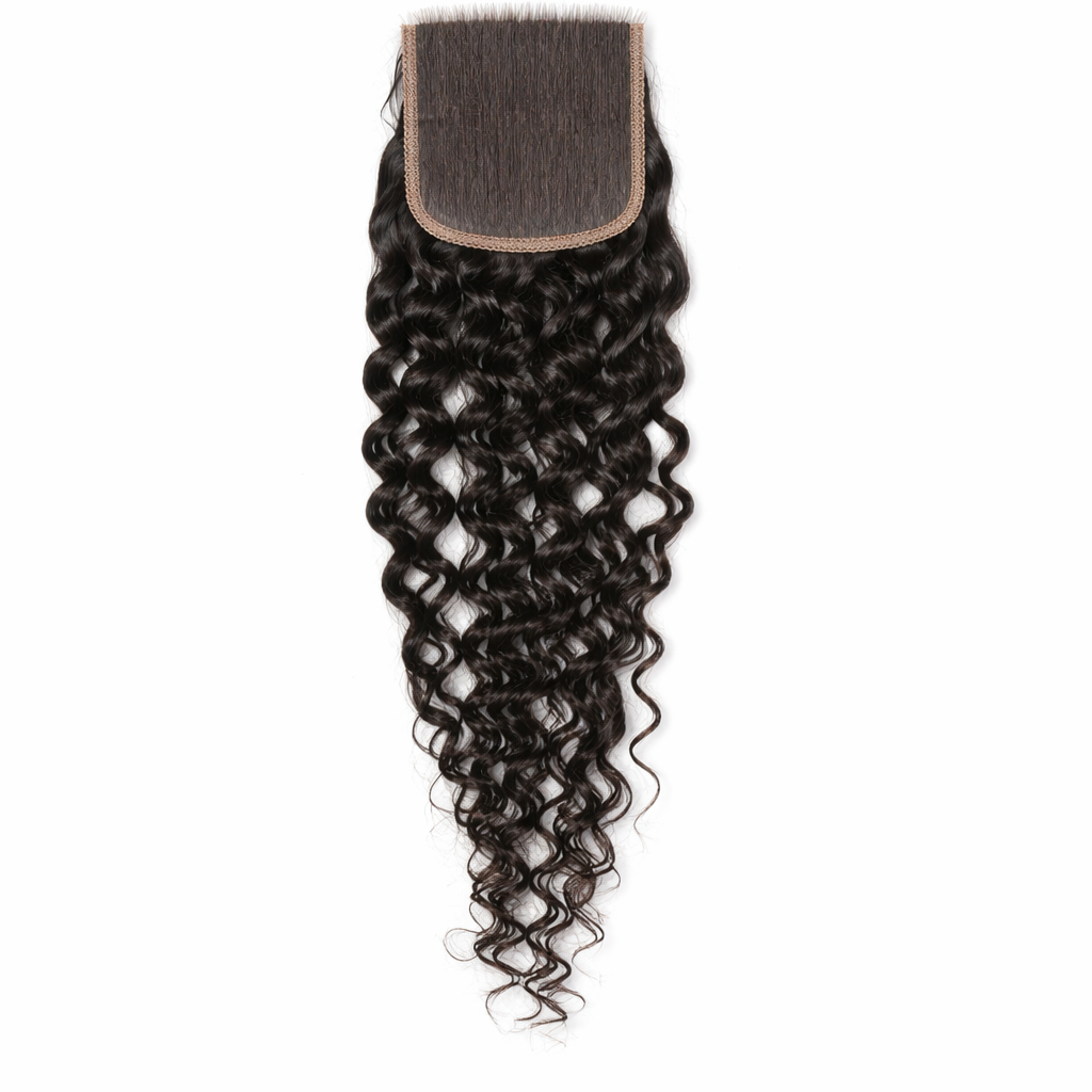 HD 4x4 Closure Virgin Hair Brazilian Lace (Bohemian)