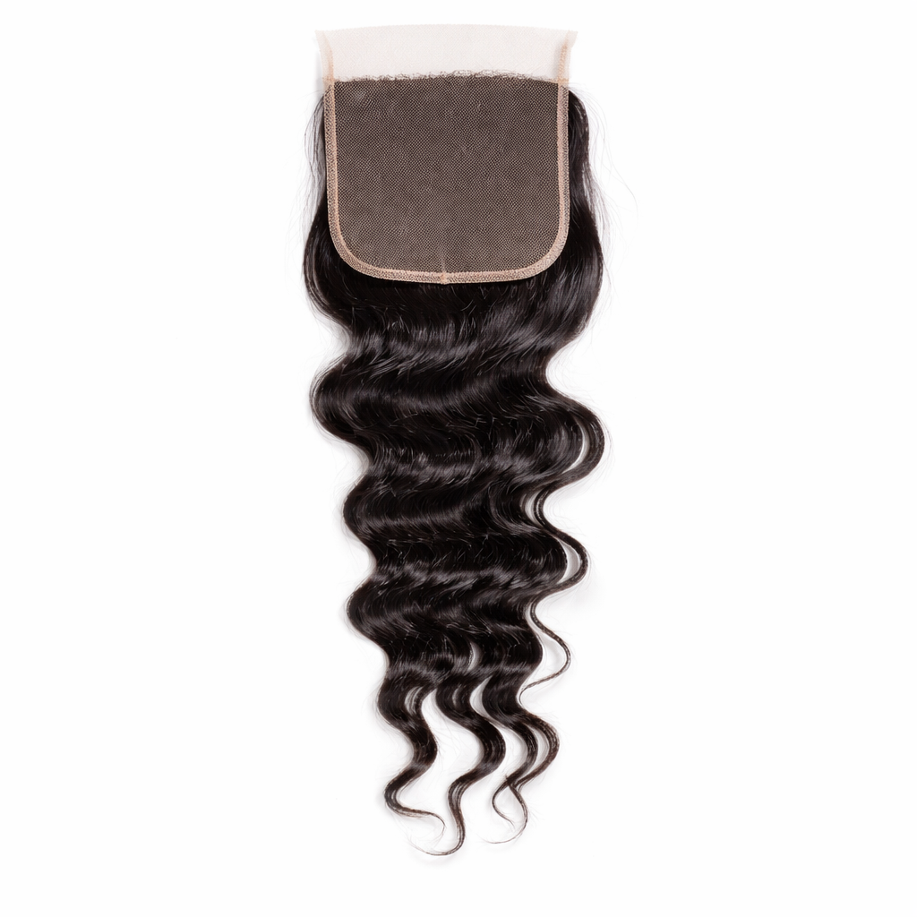 HD 4x4 Closure Virgin Hair Brazilian Lace (Loose)