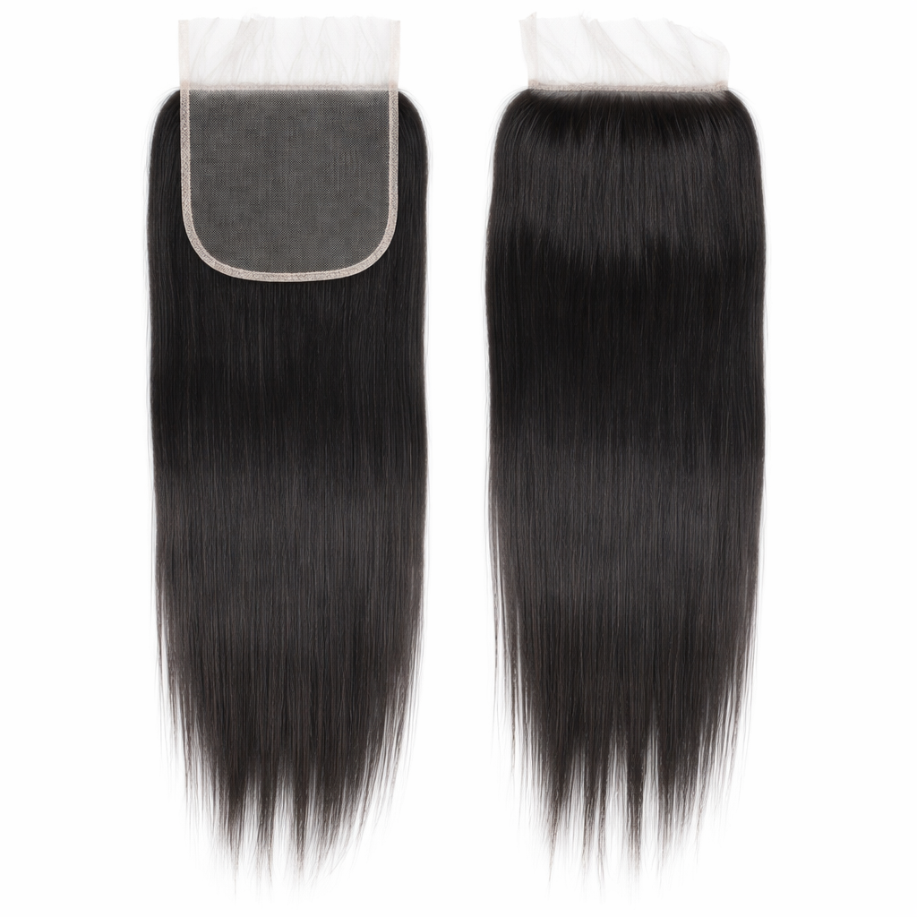 HD 5x5 Closure Virgin Hair Brazilian Lace (Straight)