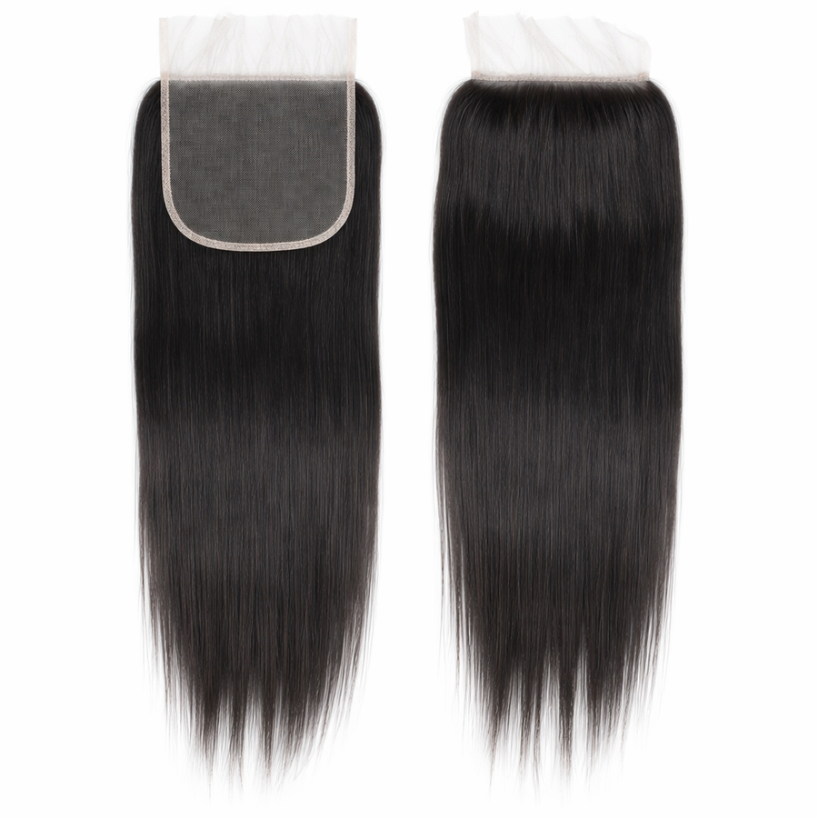 HD 5x5 Closure Virgin Hair Brazilian Lace (Straight)